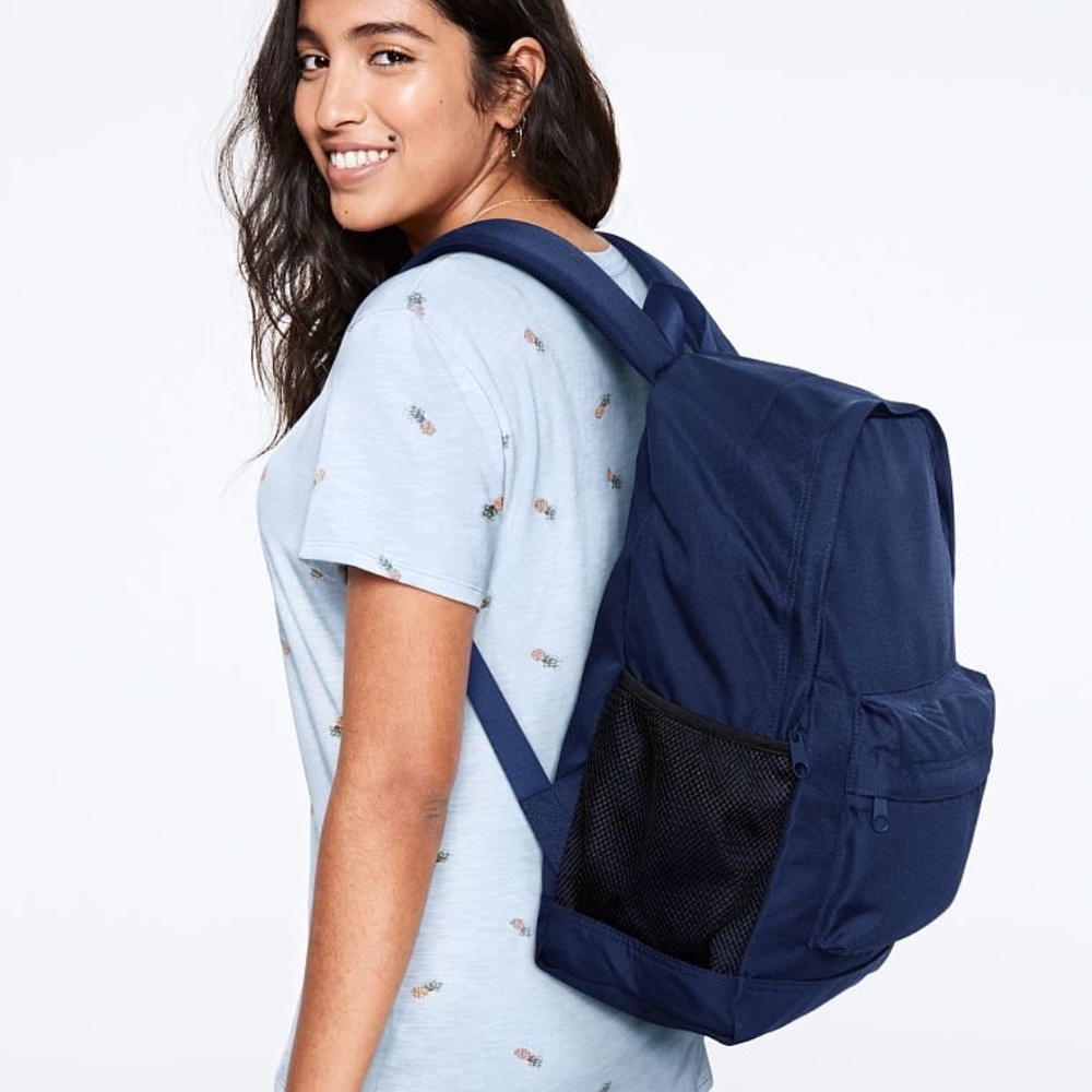 Victoria's Secret PINK Classic Backpack Blue